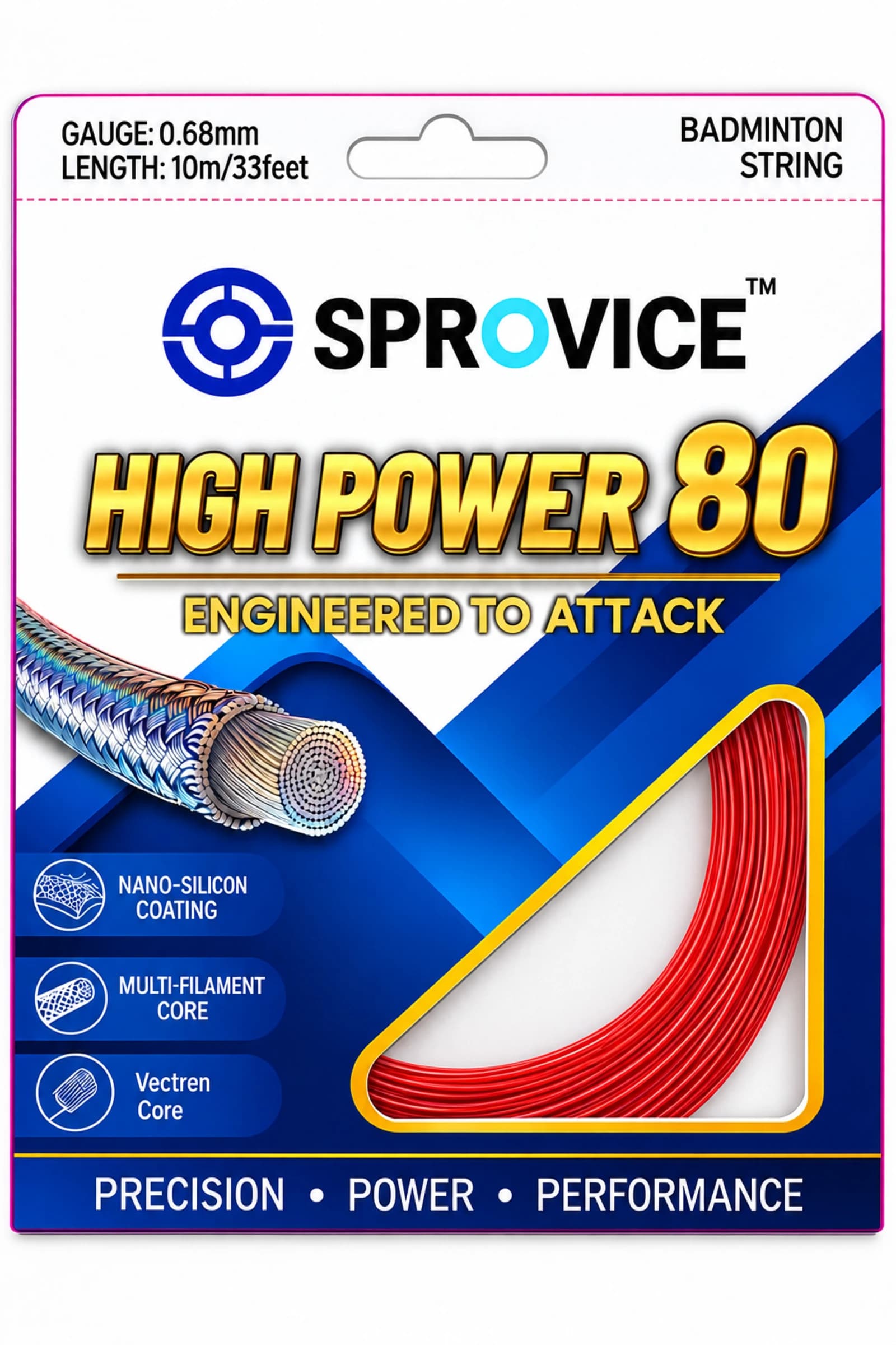 HIGH POWER 80 (HP80) - Red colour